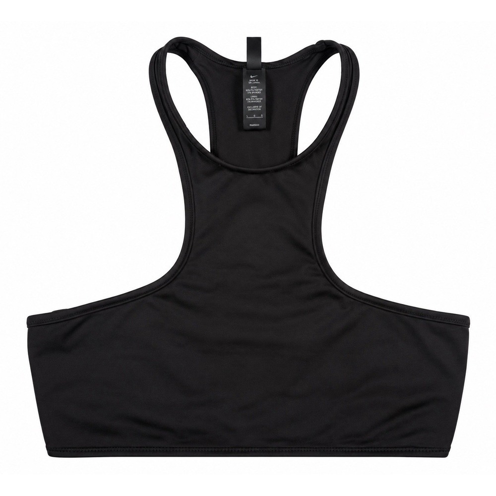 Skims Onyx High Neck Racer Back Swim Top large nwot